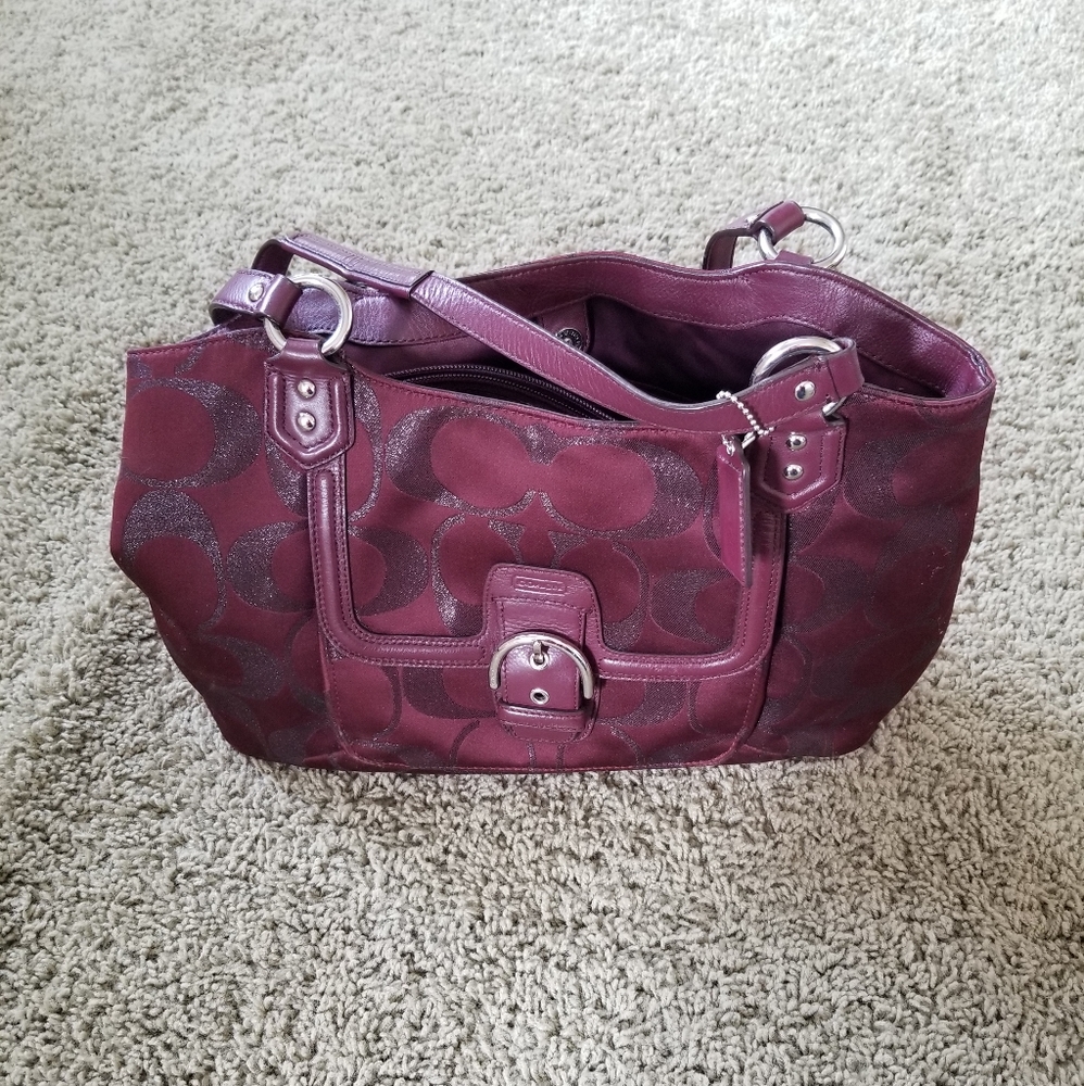 Coach Red Shoulder Bag